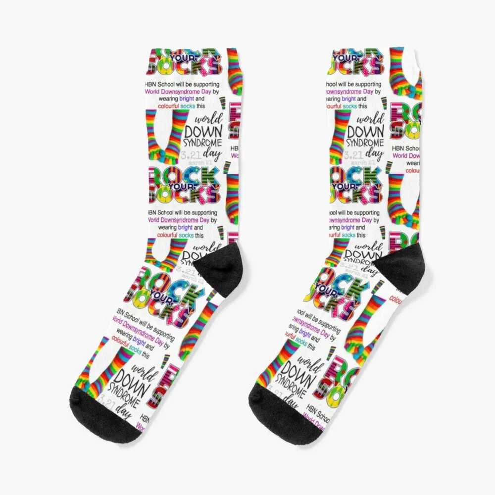 

21March # WORLD DOWN SYNDROME DAY #WORLD DOWN SYNDROME DAYSocks Women'S Socks High