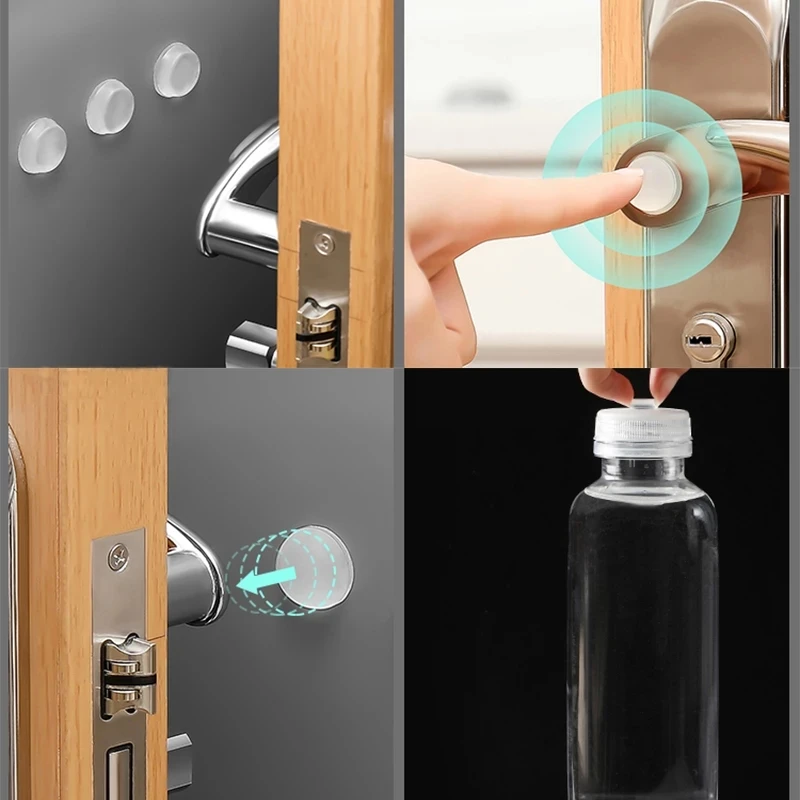 100pc Self Adhesive Silicone Damper Buffer Cabinet Bumpers Furniture Pad Cushion Protective For Door Stopper Anti Slip