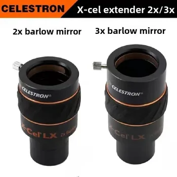 Lente Barlow Celestron X-Cel LX 3x 2x da 1,25 Pollici # 93428 # 93529 per Telescopi Astronomici