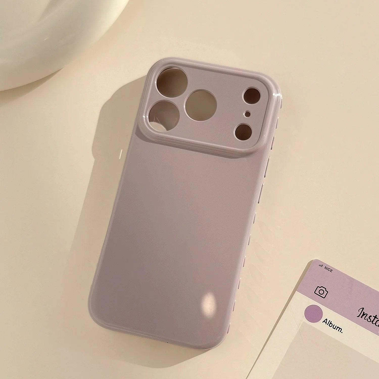 Minimalist Solid Color Soft Phone Case - Macaron Collection
