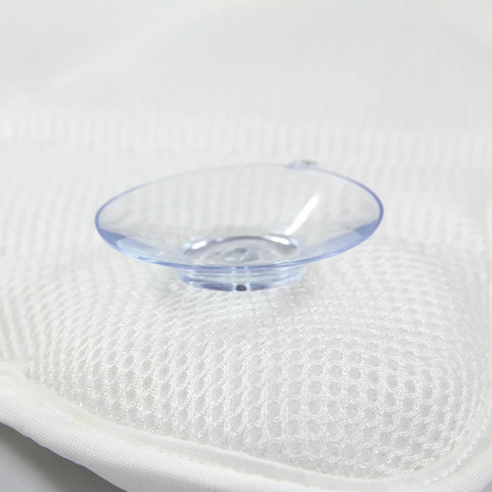 Mesh Starfish Bathtub Pillow- Machine Washable Bath Headrest Cushion for Spa Shower Ergonomic Backrest Breathable Shell Design