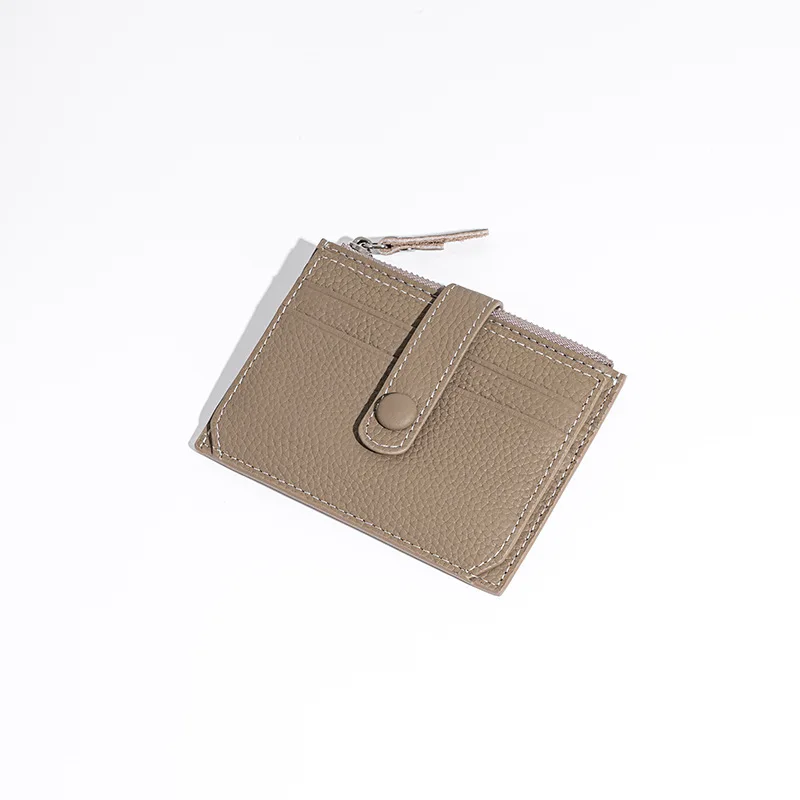 New Design Women Wallet Card Holder Genuine Leather Slim Credit Card Holder Wallets Lady Clutch Wallets