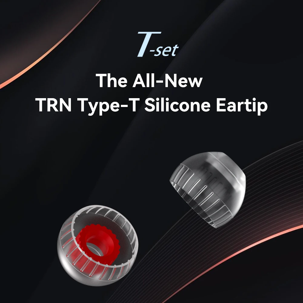 TRN T Ear-Tips  Silicone Eartips Double Support Structure Earphone 3 Pairs Headphone Headset Earbuds TRN TA3 Kirin MT4 Xuanwu — view 2