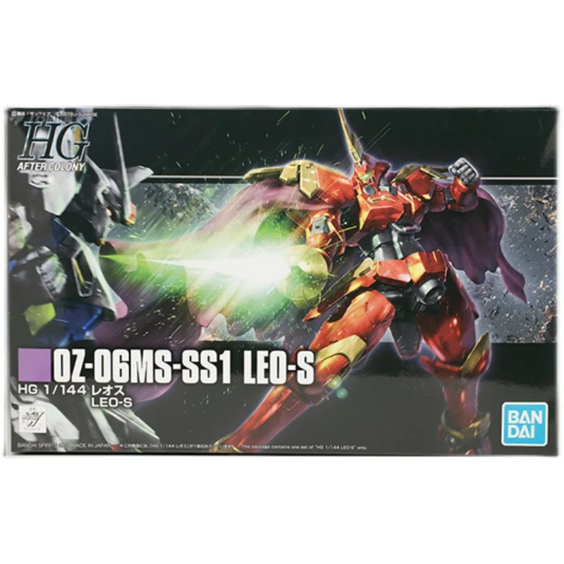 

Anime Figure Original Bandai Gundam PB HG 1/144 OZ-06MS-SS1 LEO-S Gundam Action Toy Figures Assembly Model Anime Action Figures