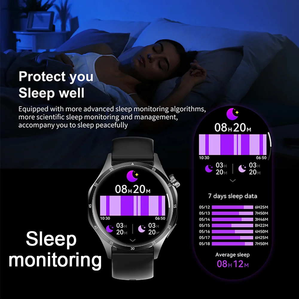 For HUAWEI GT4 PRO Smartwatch Men Outdoor Sports Wireless Charging HD call 1.52 inch Health Tracking Waterproof Smartwatch 2025 5