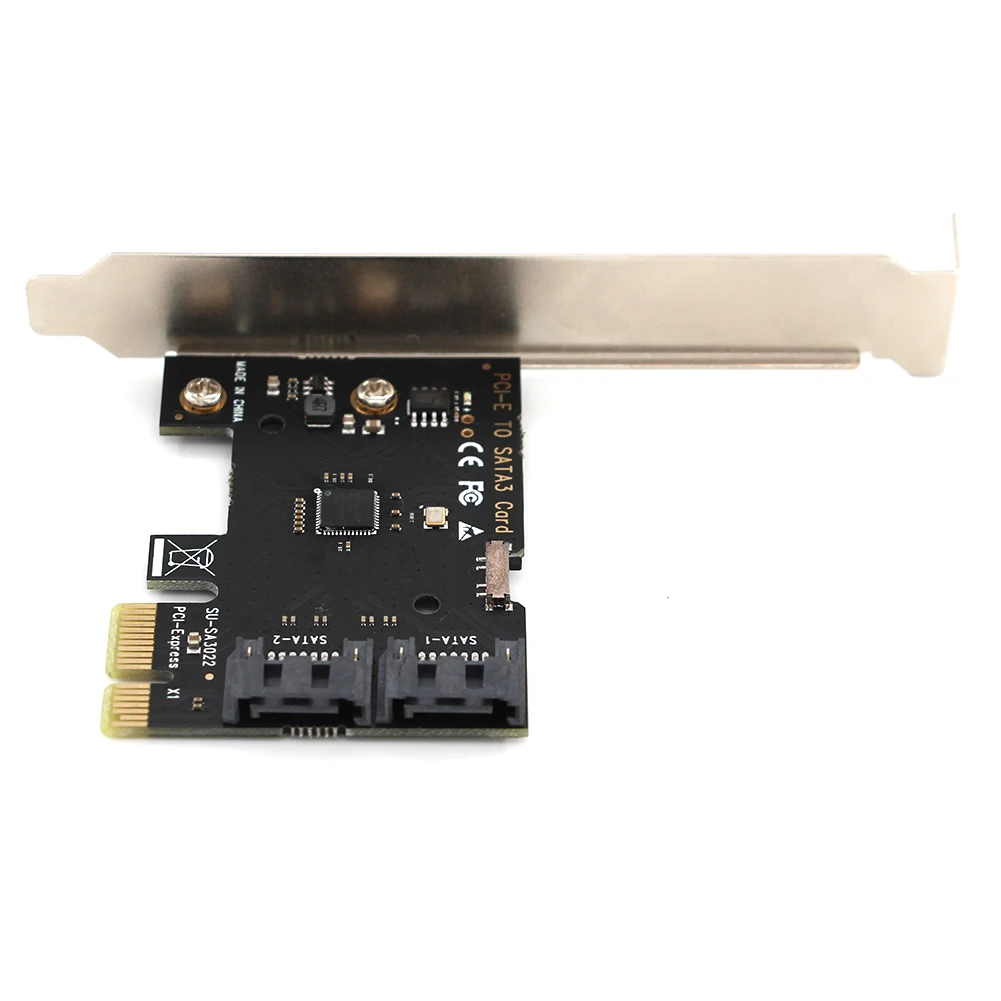 Cikonielf PCIE à SATA Carte d'extension SATA 3.0 Adaptateur de carte