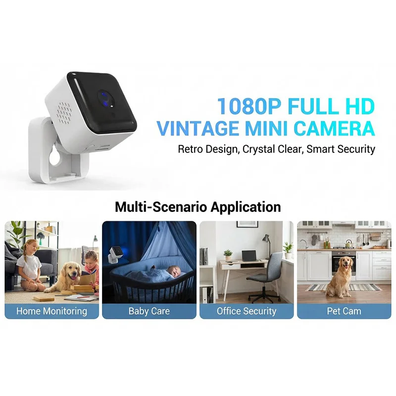 Window Card Machine HD 1080P Intelligent Camera Wireless WiFi Monitoring Night Vision Intelligent Remote Camera Home Security 6