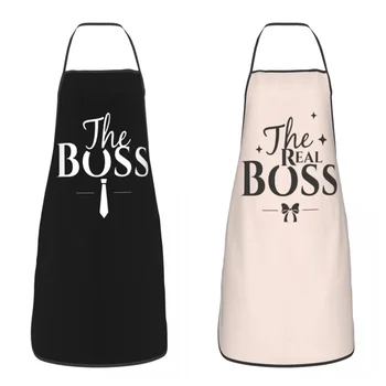 The Boss & Real Boss Couple Apron – Unisex Bib 1