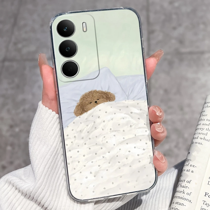 Fashion Astronaut Pattern Transparent Phone Case - Anti-Fingerprint TPU Clear Back Cover