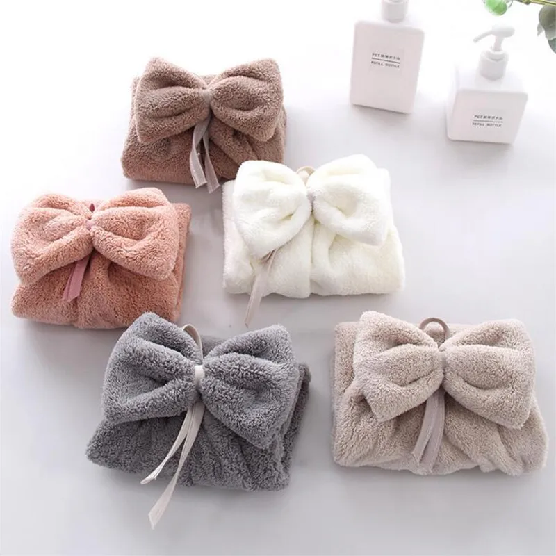 Hand Towel Microfiber Fabric Quick-Dry Water absorption Dry Hanging Wash Kids Daily Using Kitchen Toilet microfiber towel,hand towel,microfiber hand towel
