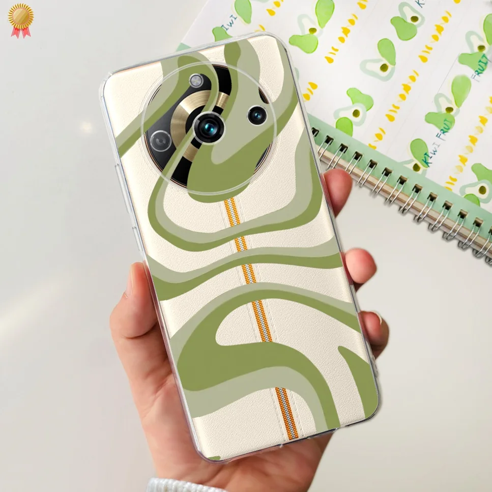 Clear Cute Cartoon Cat Soft Silicone TPU Back Cover