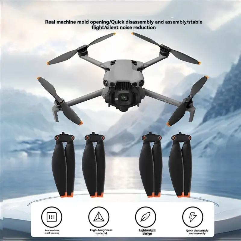 A08E-4 DJI Mini 5 Pro 교체용 프로펠러 보호 부품 드론 프로펠러 날개 액세서리