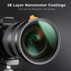 K&F Concept Nano-X Series 82mm Variable ND Filter ND2-ND400 (9 Stops) Lens Filter with 28-Layer Coated Waterproof Anti-scratch 4