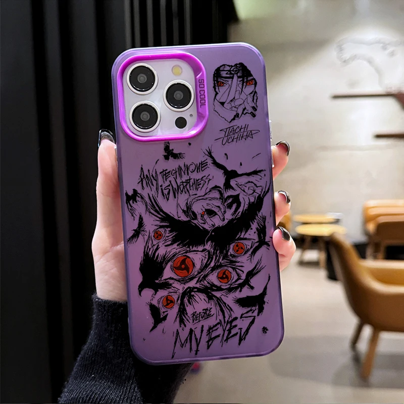 Naruto Itachi SHARINGAN Protective Phone Case