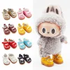 17cm Mini Plush Doll'S Clothes Outfit Accessories For Korea Kpop Exo Labubu Idol Princess shoes casual sneakers Clothing Gift 4