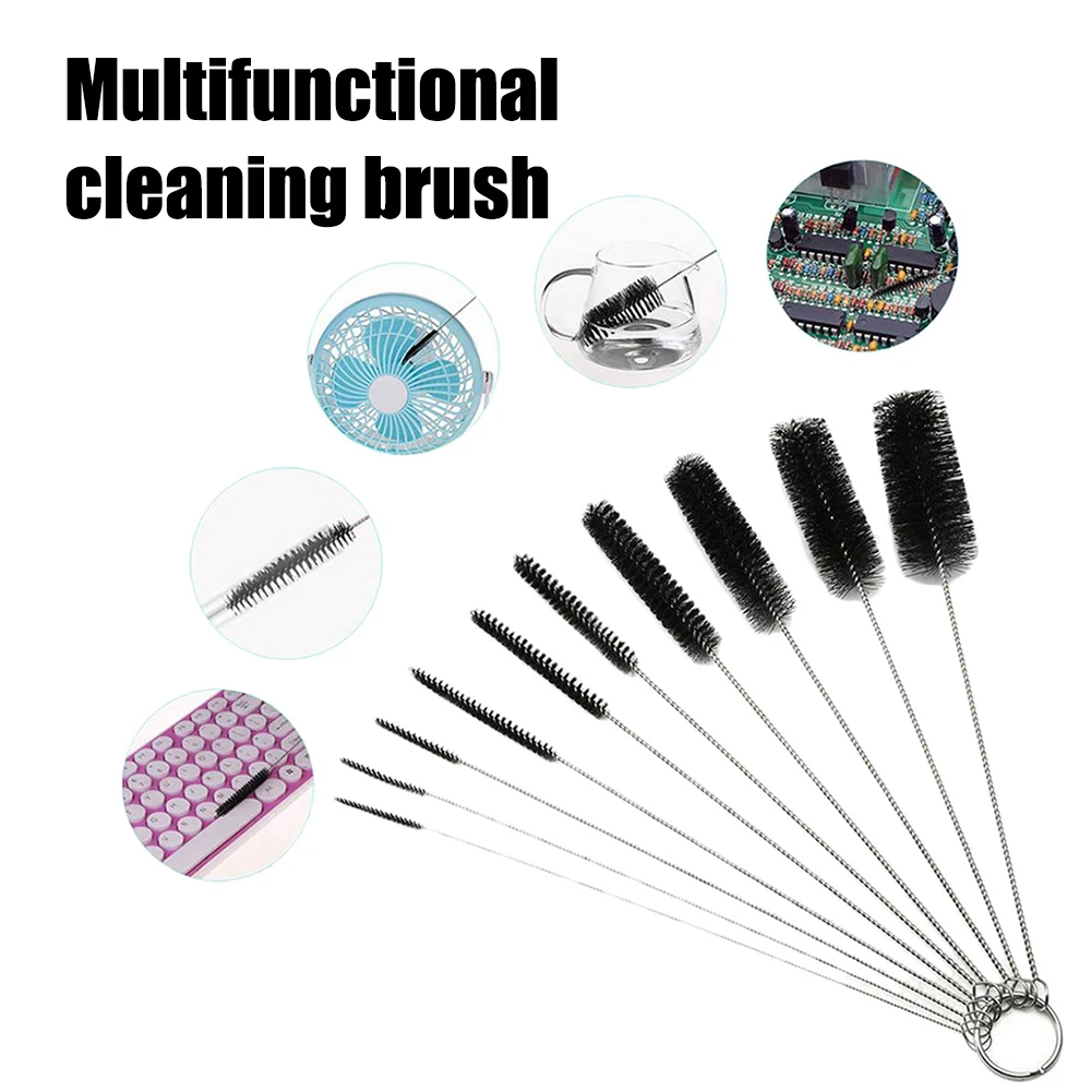 Bottle Brushes 10PCS Cleaning Tattoo Tattoo Equipment Pipeline Cleaning Tools Pipe Brush Stainless Steel Cup Brush Milk Bottle