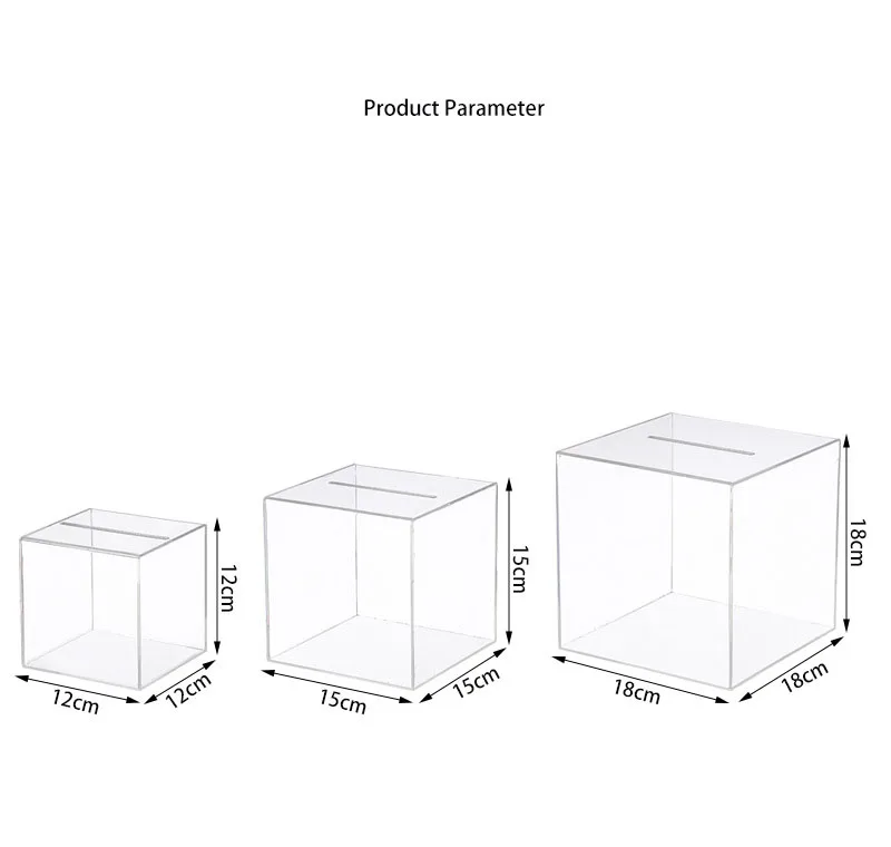 Mealheiro transparente em acrílico com grande capacidade_voghion.com