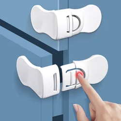 Serrures de tiroir de placard en ABS pour enfants, Protection de sécurité Anti pincement pour les soins des mains de bébé, 1/2/3 pièces 