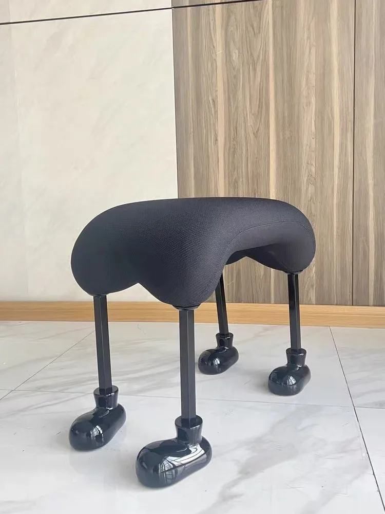 Light luxury design creative dining stool household shoe change stool bedroom dressing dog makeup chair