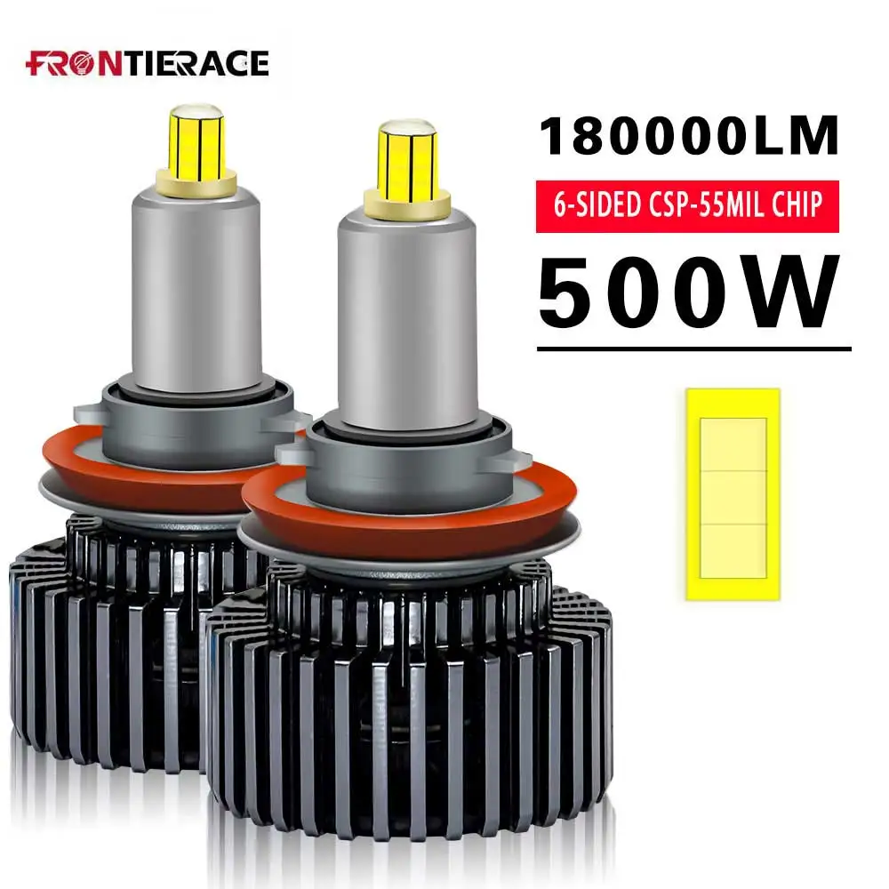 

360 H11 Projector Lens Led Headlights Bulbs Chip Auto Lighthouse Ultra LED High Beam 12v 24v H7 H11 H1 9005 9006