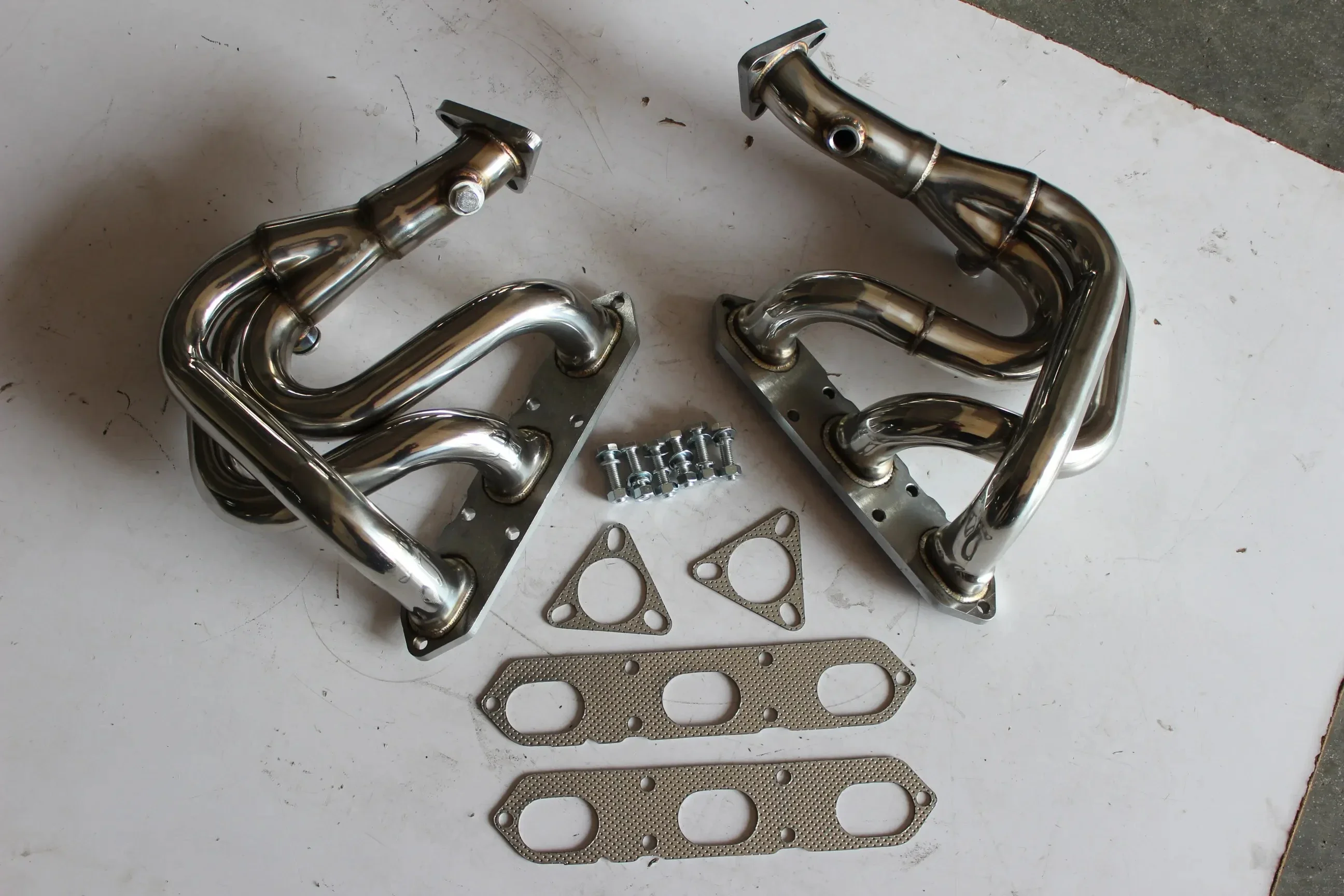 Stainless Header Manifold/Exhaust for Porsche Boxster 986 2.5L 2.7L 3.2L BASE/S 1997-2004