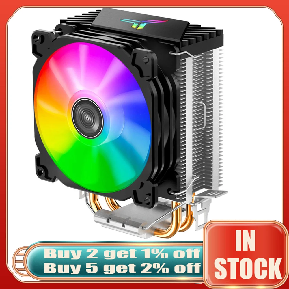 Jonsbo-resfriador de Cpu Pistões de Calor Rgb 3pin para Intel Lga 775 1150 1155 Amd Am2 Am3 Am4