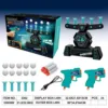 Glow-in-The-Dark Shooting Target Practice Kids Shooting Toy Gun Set, USB 2in1 Luminous Electric Hover Target Practice and Target 2