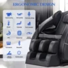 Cheap Massage Chair Recliner, Full Body Massage Chair, Zero Gravity, Bluetooth Speaker, Airbags, Heating, Foot Massage (Black) 4