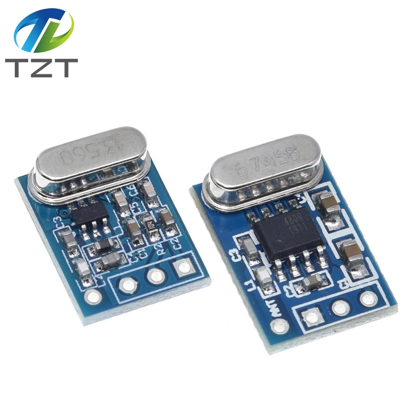 DIYTZT 1Set 2Pcs 433MHZ Drahtlose Sender Empfänger Bord Modul SYN115 SYN480R FRAGEN/OOK Chip PCB für arduino – Detail 4