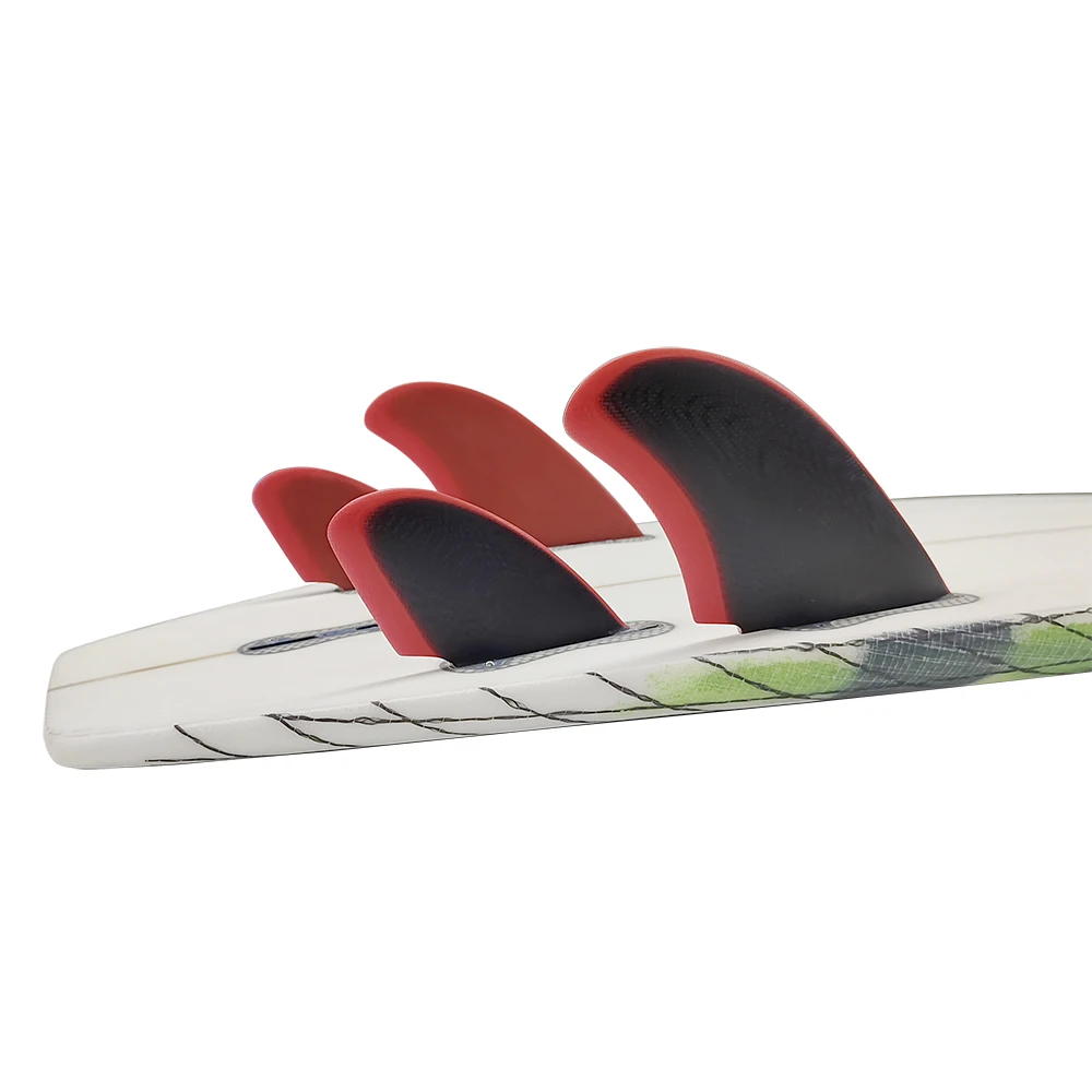 Quad Fins Twin Rear/Twin Keel Fins For Fish,Funboard UPSURF FCS 2 Fiberglass Surfboard 2/4 Double Tabs 2 Quilhas