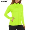 KEFITEVD UPF 50+ Long Sleeve Shirts Women's UV/Sun Protection Full Zip Jackets Lightweight Hiking Shirts Athletic Running Jacket 1