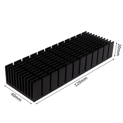 Aluminum Alloy Heatsink Panel for Optimal Cooling Efficiency (Black)