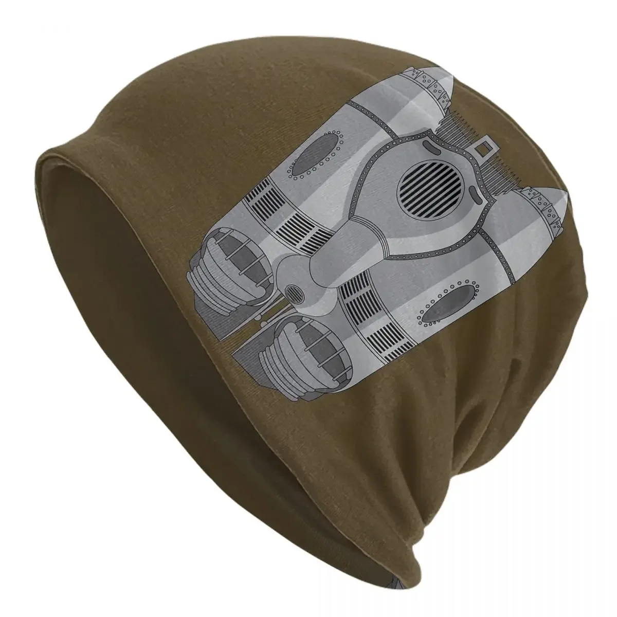 

Rocketeer Jetpack Warm Knitted Cap Fashion Bonnet Hat Autumn Winter Outdoor Beanies Hats for Unisex Adult