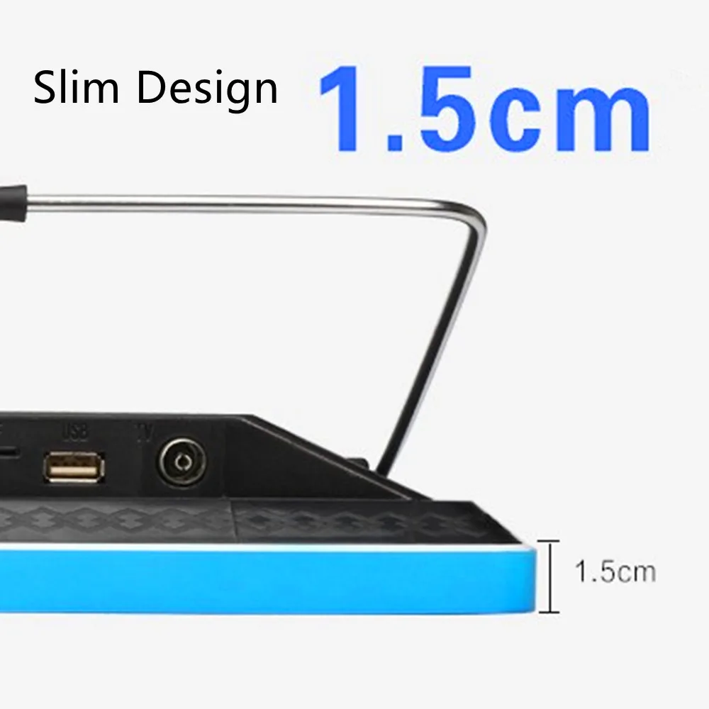 25 Inch Portable DVD VCD Player Speaker HD Video Game Machine MP4 3 Mobile Audio Music Singing With AV TV Port Toughened Screen