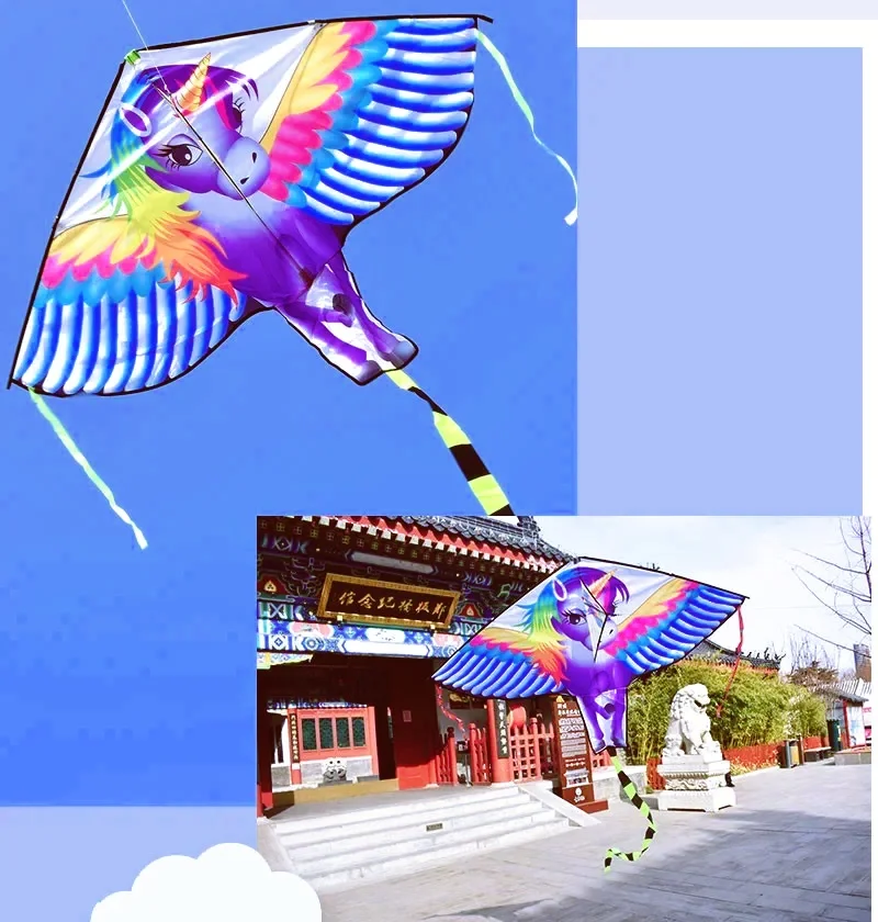

free shipping cartoon kites flying for children kites outdoor toys kids kite line weifang fishing line child game eagle kite koi