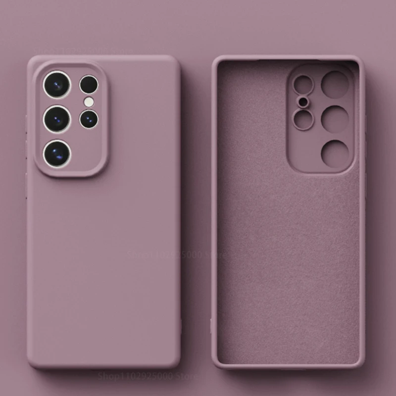 Luxury Liquid Silicone Shockproof Protective Case - Soft Back Cover
