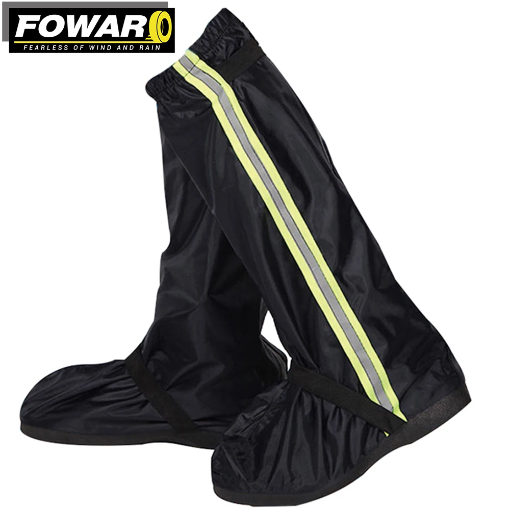 Motorcycle Wear-resistant High-tube Waterproof Rain Boot Cover Outdoor Travel Rain Shoe Covers Motocross Riding Sport M-3XL