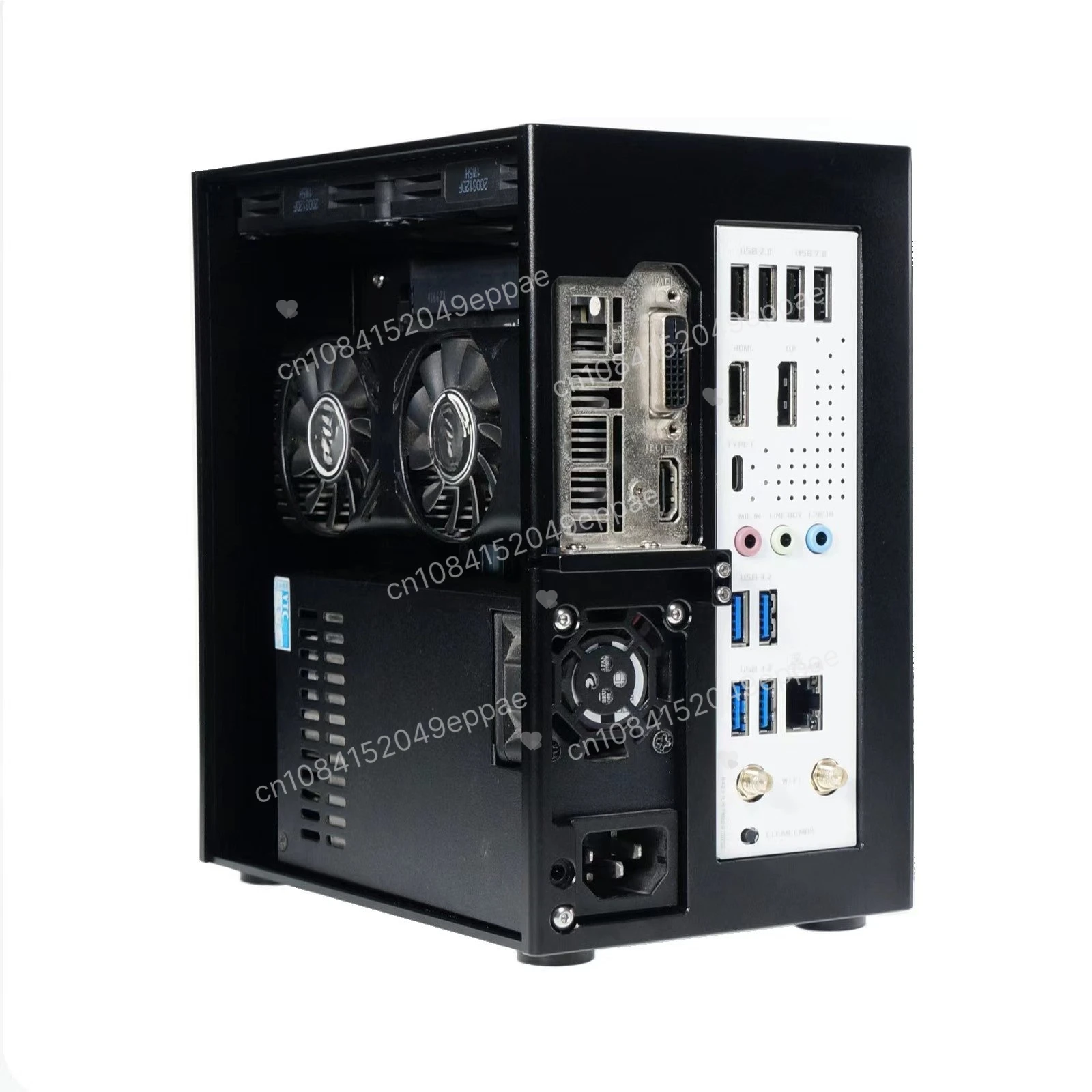 ZS-A4DC/ITX Bkb 하프 하이트 나이프 섀시, 버전 V4 4.3L 용량 Rtx4060