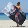 Beach Towel Microfiber Sand Free Quick Dry Soft Sandproof Towels Gift for Cartoon Star Mandalorians w-Wars Women Travel Shower 5