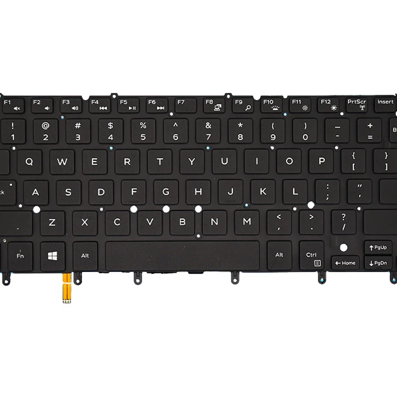 Original US Russian Laptop Keyboard with Backlight For Dell Inspiron XPS13 7347 7348  XPS15 7547 7548 9343 9350 9360 P54G P57G