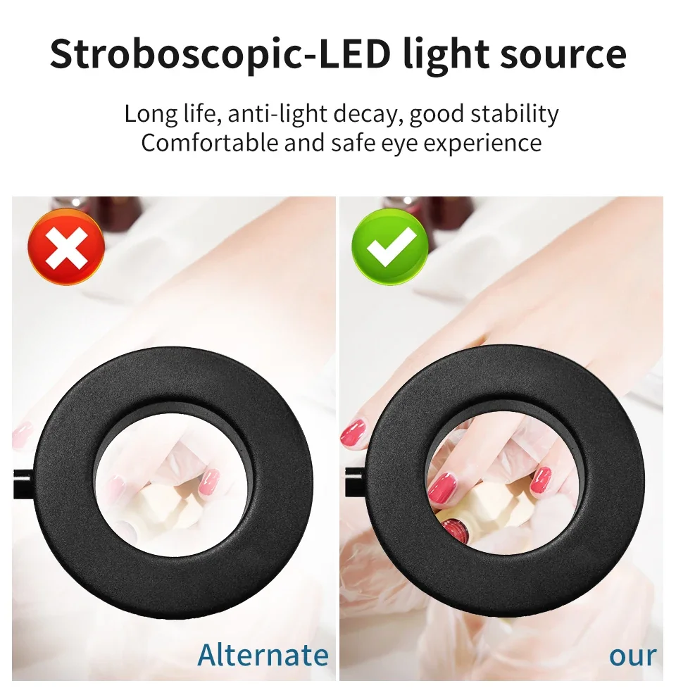 Description Picture 6 of itemDimmable Led Book Light Desk Table Lamp USB DC 5V Flexible Hose with Chatter Adjustable for Reading Bedroom Office Photo PC Live