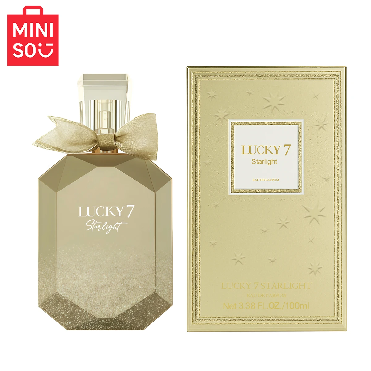 MINISO LUCKY 7 Damenparfüm Original Luxuriöser blumig-fruchtiger Eau de Parfum Designerduft für Damen Körperspray 100 ml_voghion.com