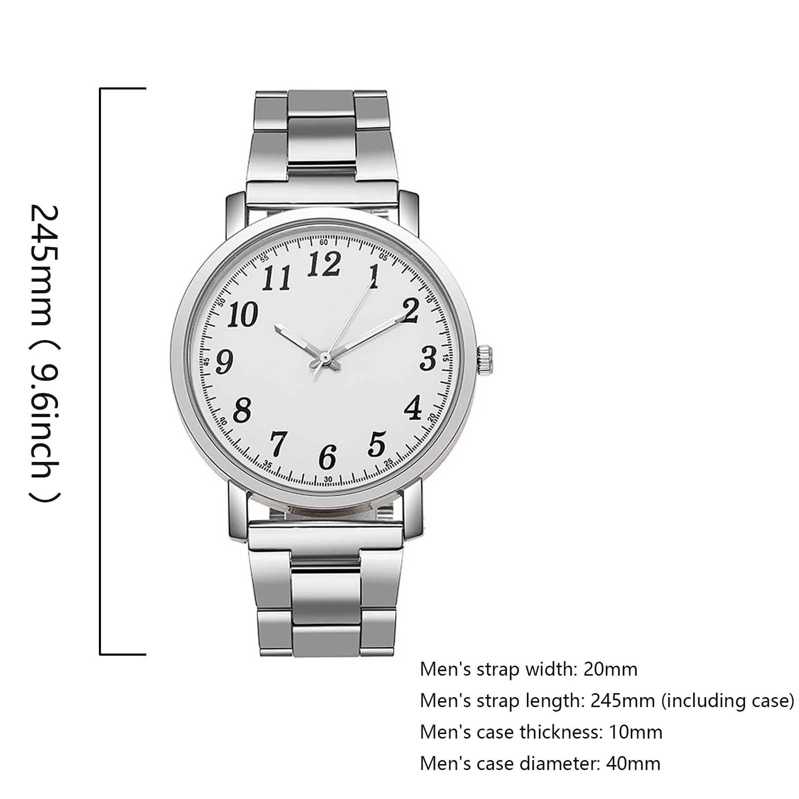Men Luxury Watches Quartz Watch Stainless Steel Strap Casual Bracele Watch relogio masculino watch men часы мужские erkek 4