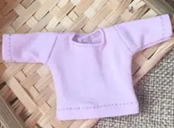 Striped Long Sleeve T - shirt for Dolls - 1PCS Doll Clothing Accessory (Light purple)