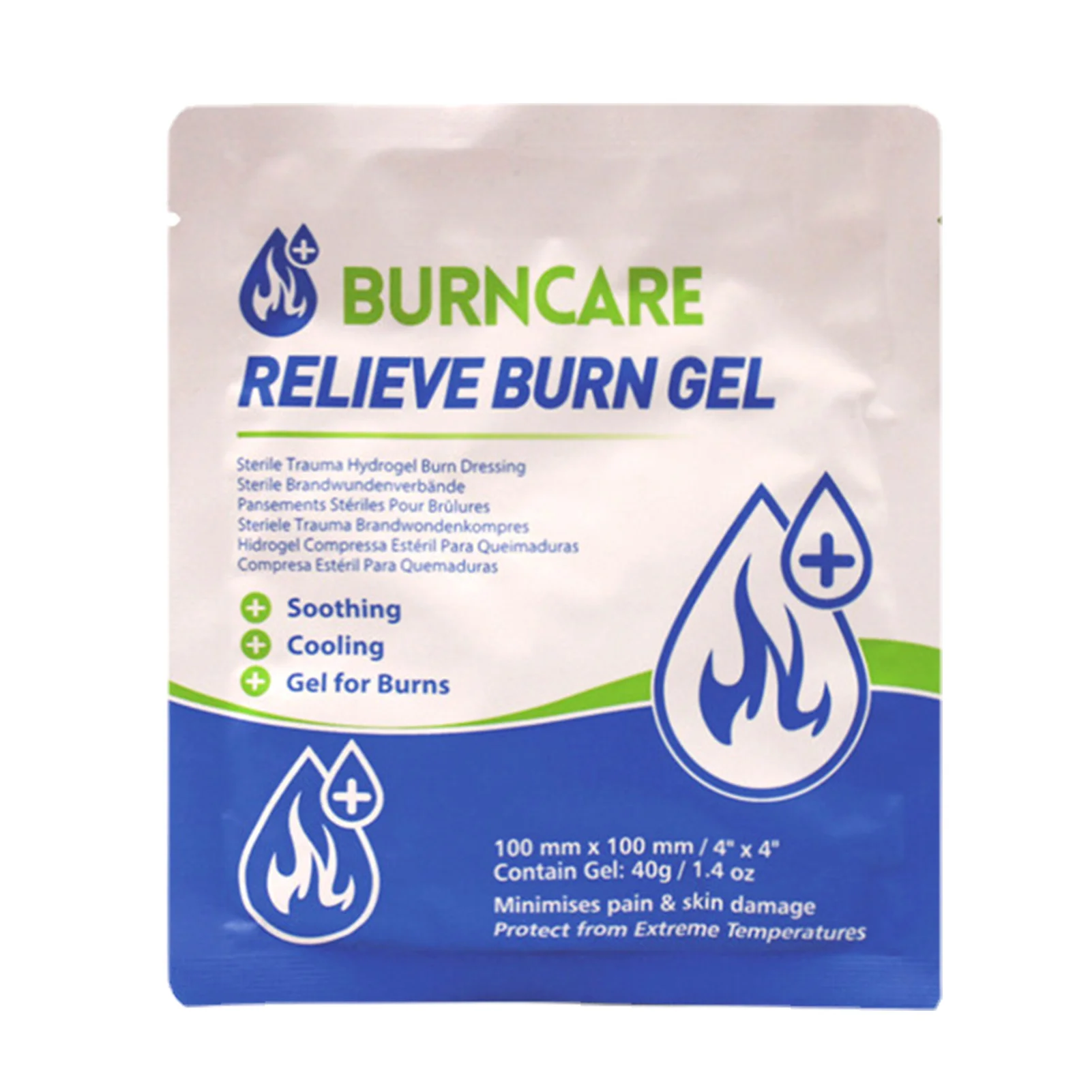 Burn Dressing Emergency Burn Care Gel Cooling And Soothing Hydrogel Wound Dressing Water Gel For Debridement First Aid first aid kit wound bandage medical wound dressing