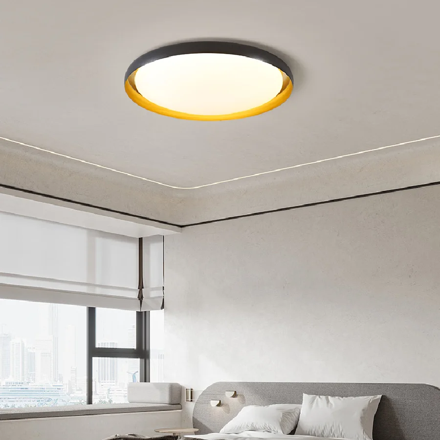 

Новая светодиодная Люстра для украшения спальни студенческой комнаты балкона, Потолочная люстра, светодиодная лампа, круглые минималистичные современные люстры