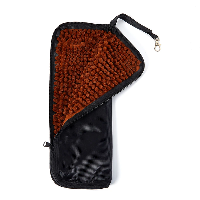 Portable Travel Chenille Microfiber Water-absorbing Waterproof Umbrella Storage Bag Umbrella Cover Home Package 1PC