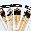 24pcs Professional Artist Paint Brush Set Include Round Filbert Flat Angle Fine Detail Brushes Premium Nylon Brush for Painting 3
