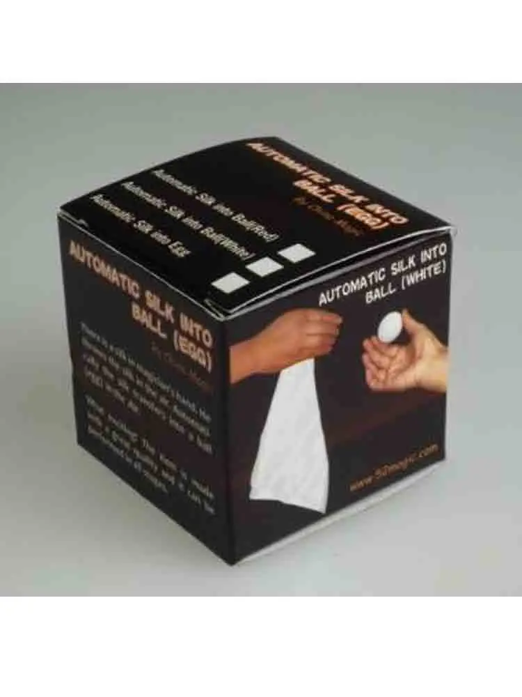 

Automatic Silk Into Ball (New) - White or Red - Magic Trick,Accessories,Stage Magic Props,Close Up,Mentalism,Magia Toys Classic