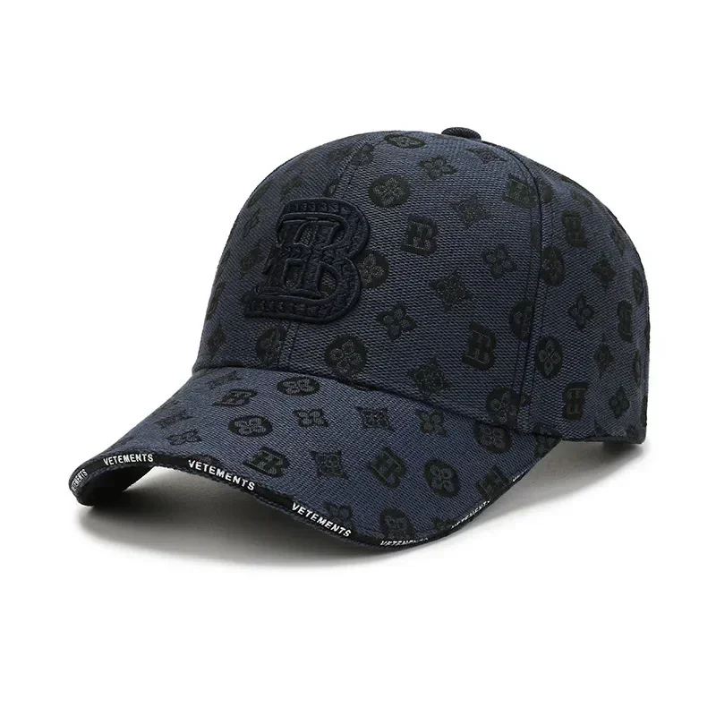 New Fashion Cotton Embroidery for B Logo Baseball Caps Men Women Streetwear Sun Hat Outdoor Sport Running Tennis Adjustable Gift 3